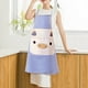 thumbnail image 5 of 2x Cocina Delantales de Cocina Delantal de Cocina Delantales de Limpieza Livianos Babero de Cocina Ajustable Delantal para Mujeres Chef Pintura 2 piezas, 5 of 8