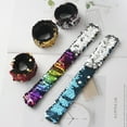 thumbnail image 2 of UDIYO Shiny Children Sequins Slap Bracelet Wristband Headband Party Wrist Strap Gift, 2 of 7
