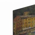 thumbnail image 2 of Luxe Metal Art 'Lake Como Hotel' by Allayn Stevens, Metal Wall Art, 16"x12", 2 of 7