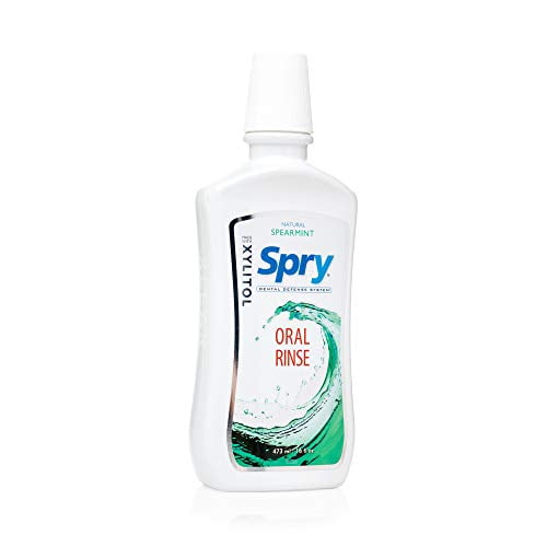 Spry Natural Mouthwash Dental Defense Oral Rinse with Xylitol, All
