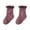 Pink, variant on HNMKIU Childrens Lace Solid Color Double Needle Crew Socks for Daily Casual School Outdoor Wear Pink,1-3 Years