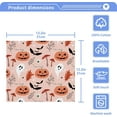 thumbnail image 5 of SKYSONIC Halloween Ghost Pumpkin Cotton Washcloths Set of 4, Highly Absorbent Soft Fingertip Towel for Bathroom, Gym, Hotel and Spa, 12 x 12 Inch, 5 of 7