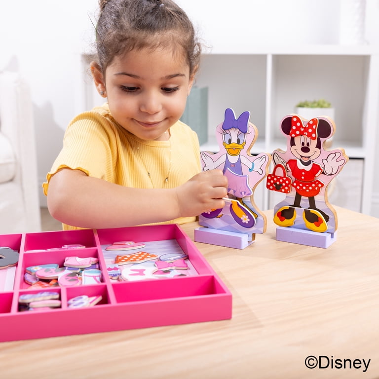 Melissa & Doug Disney Minnie Mouse and Daisy Duck Deluxe Wooden