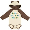 thumbnail image 3 of Inktastic Happy Birthday Daddy Boys or Girls Long Sleeve Baby Bodysuit, 3 of 5