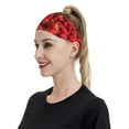 thumbnail image 4 of Wukai Strawberry Red Sports sweatband,Men & Women Sweatband Headband for Running, Cross Training, Racquetball, Working Out, 4 of 7