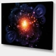 thumbnail image 2 of Abstract Fractal Gears and Lights - Flowers Canvas Wall Artwork, 2 of 4