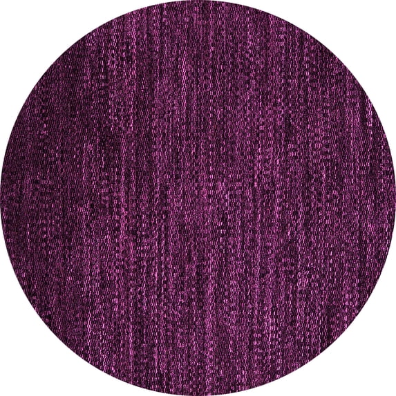 Ahgly Company Indoor Round Abstract Pink Modern Area Rugs, 3' Round