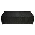 thumbnail image 3 of Serta Laguna Brown Wicker Outdoor Patio Furniture Collection Storage Sofa & Coffee Table Set Black Wicker, 3 of 10