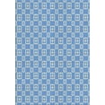 thumbnail image 1 of Ahgly Company Machine Washable Indoor Rectangle Transitional Jeans Blue Area Rugs, 8' x 10', 1 of 7
