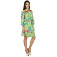 thumbnail image 4 of Bimba Women Short Cotton Robe Getting Ready Wrap Coverup Bridesmaid Bride Gift, 4 of 7