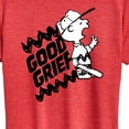 thumbnail image 3 of Peanuts - Good Grief Split  - Women's Short Sleeve Graphic T-Shirt, 3 of 6