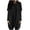 Black, variant on FRSASU Plus Size Tops Clearance Women Long Sleeve Loose Fit Tunic Tops with Pockets Crewneck Sweatshirts