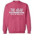 thumbnail image 2 of OXI Crewneck Sweatshirt - The Head Foundation, Basic Casual Sweatshirts for Men's and Women Fleece Sweatshirt Long Sleeve - Safety Pink 2X-Large, 2 of 2
