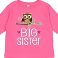 thumbnail image 4 of Inktastic Big Sister Owl Reveal Girls Long Sleeve Toddler T-Shirt, 4 of 5