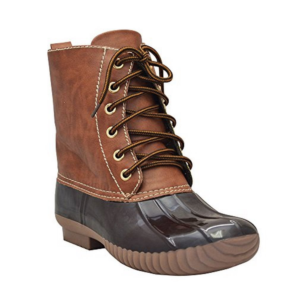 wide width duck boots womens