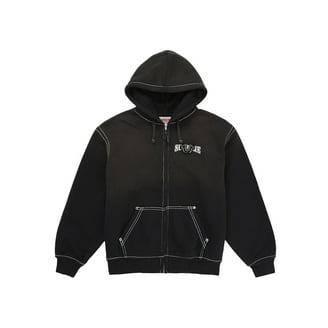 Supreme Men's b.b. Simon Zip Up Hooded Sweatshirt Black, from