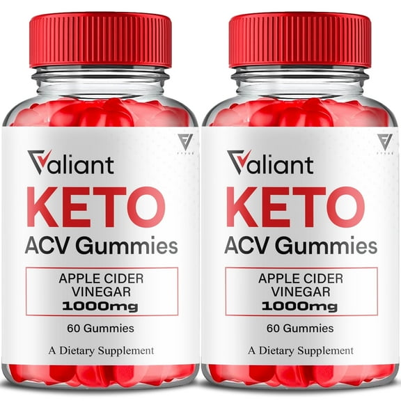 (2 Pack) Valiant Keto ACV Gummies Valient Max Support Gummy (120 Gummies)