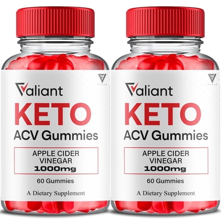 (2 Pack) Valiant Keto ACV Gummies Valient Max Support Gummy (120 Gummies)