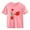 Pink, variant on Girls T-Shirt Pink Cotton Short Sleeve - Cute Kids Valentine Top with Tulip & Heart Graphic | Ages 4-10,Size 3 T