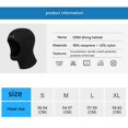 thumbnail image 2 of Keimprove 1MM Neoprene Diving Full Face Warm Swimming Cap Hood Head Cover Cap Durable Stretchable Dive Hoods Wetsuit Accessories for Snorkeling Surfing Kayaking Sailing Canoeing, 2 of 7