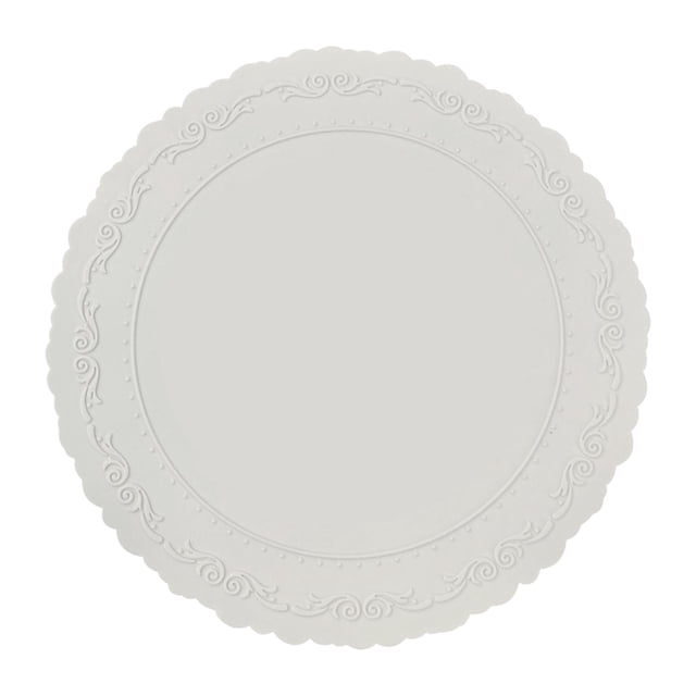 Mantel individual de silicona para mesa de comedor, mantel individual de cocina, antideslizante, lavable para fiestas Gris