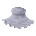 thumbnail image 3 of Mujer Invierno Bib Pullover Collar Cover Neck Warmer Bufandas Práctico Gris Yuyangstore bufanda de invierno, 3 of 7