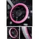 thumbnail image 3 of Cubierta del volante Cubierta del volante Heavy Duty PU Cuero Elegantes diamantes de cristal, Sparkling Diamond Antideslizante Cubierta del volante del automóvil Xemadio MZQ-0715-2, 3 of 7
