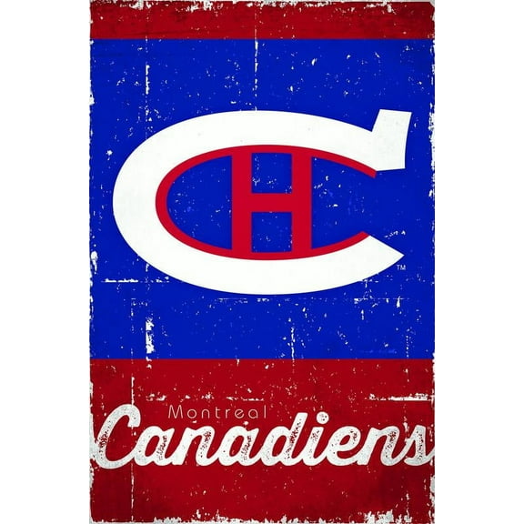 NHL Montreal Canadiens - Retro Logo 13 Wall Poster, 22.375" x 34"