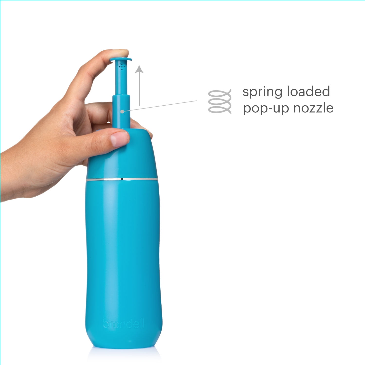 GoSpa Advanced Travel Bidet (400ml), Blue w/ Retractable Nozzle and Drawstring Carrying Bag