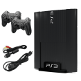 thumbnail image 1 of Sony Playstation 3 PS3 Original 40GB Console Refurbished Black with Official OEM Controller Black, 1 of 8