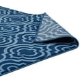 thumbnail image 5 of Modway Frame Transitional Moroccan Trellis 5x8 Area Rug in Moroccan Blue and Light Blue, 5 of 7