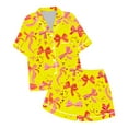 thumbnail image 1 of Pyjamas Imprimés Nœud Papillon Décontractés pour Filles, 1 of 4