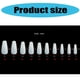 thumbnail image 3 of 24 Pcs Long Coffin Valentine's Day Acrylic Nail EleganFrench Tip Heart Designs Stick on Nail Manicure Nail Art for Women, 3 of 4
