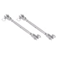 thumbnail image 2 of Jaw Turnbuckle, 2pcs Rustproof Turnbuckle Hook Firm Connection Easy Operation  For Marine M5,M4, 2 of 8