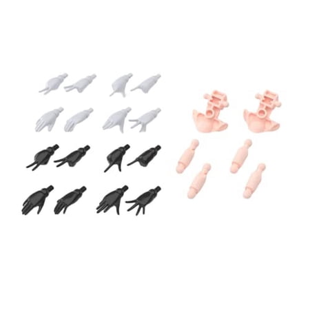 Bandai 30 Minutes Sisters Option Hand Parts (Black & White) Accessory Pack Model Kit