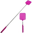 thumbnail image 2 of 3X Flyswatter Mosca Mosca Mosquito Insectos Matamoscas TelescóPica Hasta 73 cm Rosa, 2 of 3