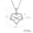 White Gold, variant on Aurelle Moissanite Heart Infinity Necklace for Women, D Color VVS1 Moissanite, 14K White Gold Plated 925 Sterling Silver Infinity Love Pendant, Jewelry Gift for Wife Girlfriend Mom, 18" Chain
