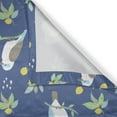 thumbnail image 4 of Ambesonne Bird Valance Pack of 2, Leaves Kookaburra and Lemons, 54"X12", Multicolor, 4 of 5