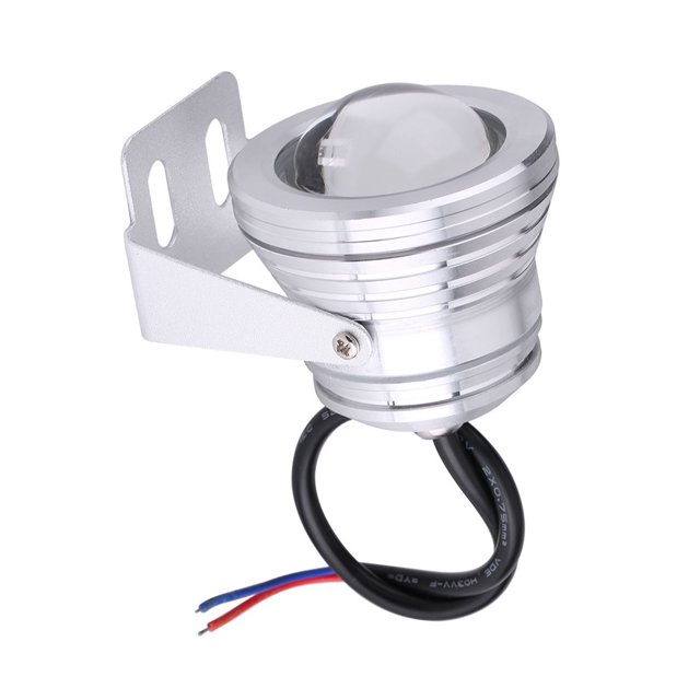 10W 12V Marine Light Boat Light Yacht Light RGB LED Spotlight Rainproof IP65 with Remote Control for Aquarium Fountain Pond