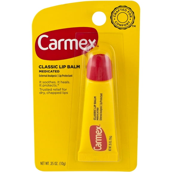(12 Pack)-Original Carmex Moisturizing Lip Balm, 1 Display Boxes with 12 Tubes..