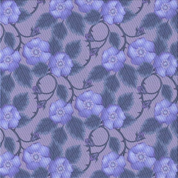 Ahgly Company Machine Washable Indoor Square Transitional Slate Blue Area Rugs, 5' Square