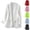 White, variant on Womens Blazers White Solid Color Long Sleeve Lapel Real Pocket Suit Jacket Business Casual S-3XL