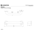 thumbnail image 2 of Kingston Brass GB1212ES Made To Match 12-Inch x 1-1/2-Inch O.D. Stainless Steel Grab Bar in Brushed, 2 of 5