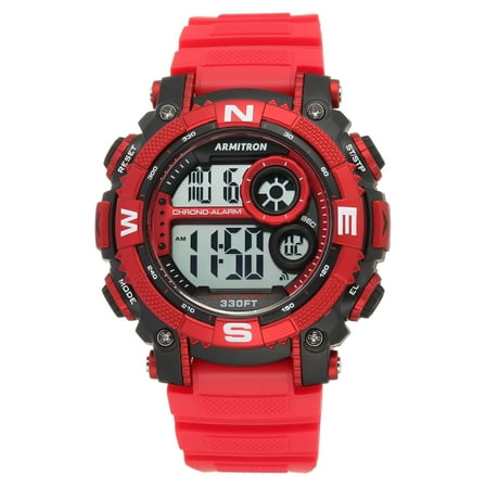 Armitron Men's Red Sport Wristwatch