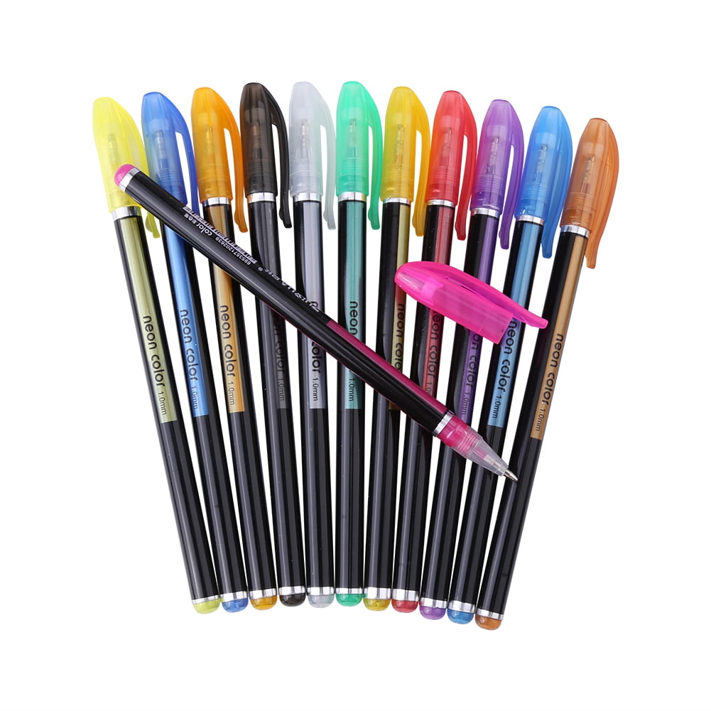 pen with different colors