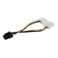 thumbnail image 3 of 2X A Dual 4-Pin Molex IDE to 6 Pin PCI-E Graphic Card Power Connector Cable Adapter, 3 of 8