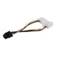 thumbnail image 3 of 2X Adaptador de Cable de Conector de Alimentación de Tarjeta Gráfica PCI-E Molex IDE Dual de 4 Una 6, 3 of 5