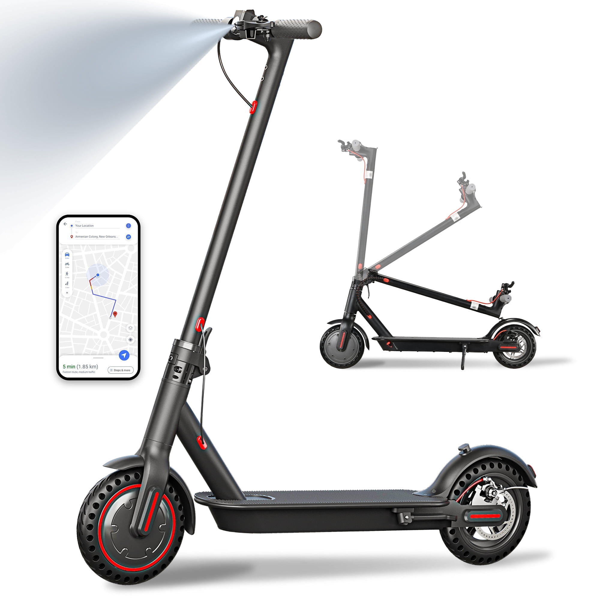 ARTUDATECH High Performance Electric Scooter, 350W Motor, 21