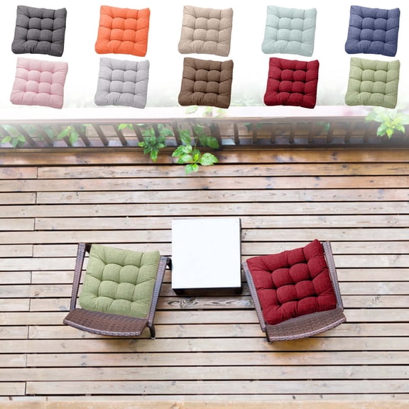 Nkmbld Chair Cushions Seat Cushion, High Density Foam Comfortable Tatami Mats Futon Seat Cushions for Couch, Sofa and Patio Furniture, Beige