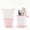 Pink-PK, variant on MMJ Pull Down Retractable Pencil Case Creative Telescopic Pen Bag Stationery Storage Pouch Cosmetic Organizer 7.28x4.92x2.56in